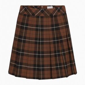 Aritzia Sunday Best Micro Skirt Benham/Cognac/Black size 4